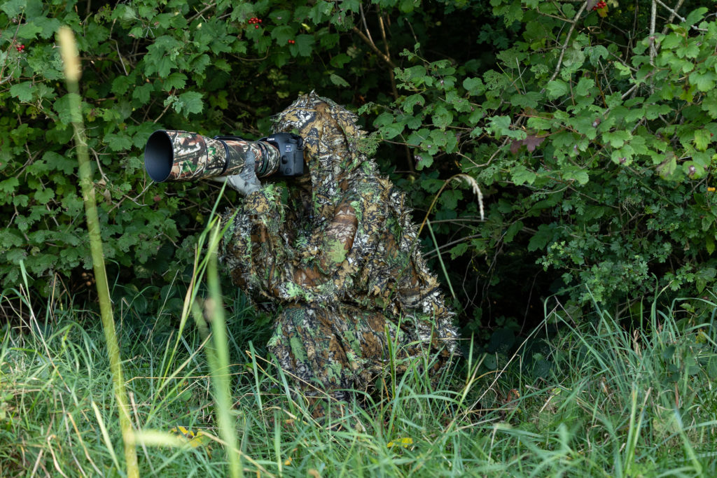 matériel de camouflage (Photo: C. Leuenberger)